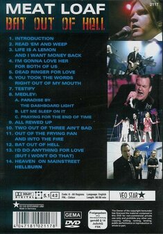 Muziek DVD - Meat Loaf Bat out of Hell