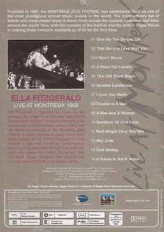 Jazz DVD Ella Fitzgerald Live at Montreux 1969
