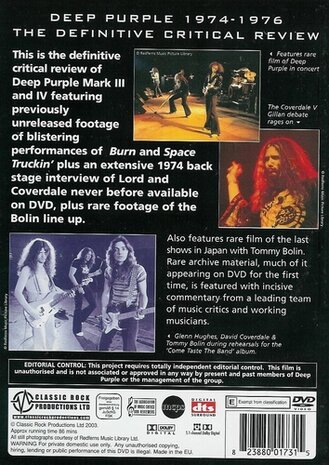 DVD Inside - Deep Purple 74-76