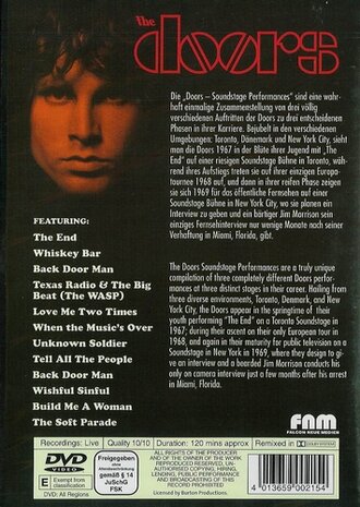 Muziek DVD - The doors - soundstage performances