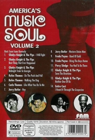 Muziek DVD - America's Soul Music - volume 2