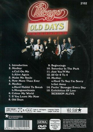 Muziek DVD - Chicago old days