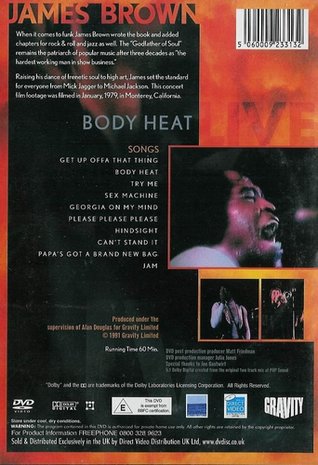 Muziek DVD - James brown Body Heat