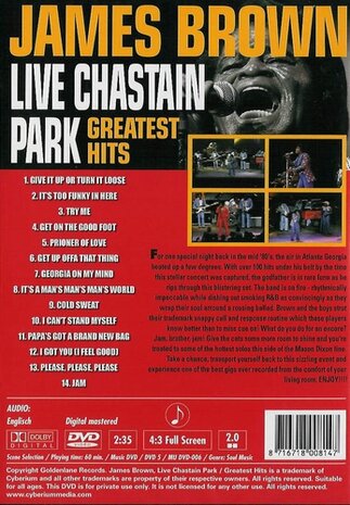 Muziek DVD - James Brown Live chastain park