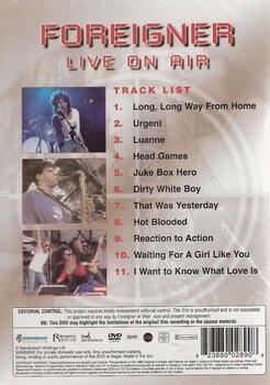 Muziek DVD - Foreigner - Live on Air