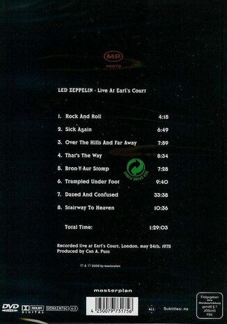 Led Zeppelin - Live at Earl's court 1975